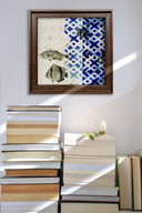 Indigo Machli - Unframed