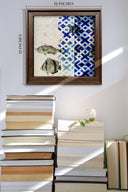 Indigo Machli - Framed