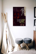 Xl- Aubergine Portraits - Framed